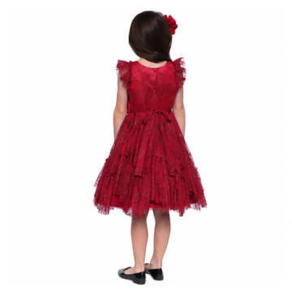 ❌SOLD❌ NWT Jona Michelle Red Glitter Party Dress - Picture 2 of 8